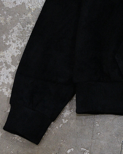 A LEATHER / ZIP HOODY