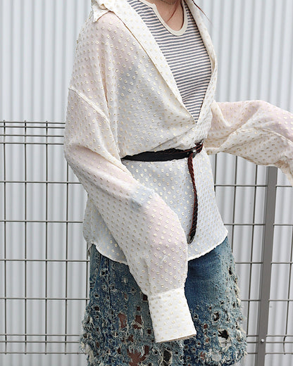 SUGARHILL / TWINKLE SHEER SKIPPER SHIRT