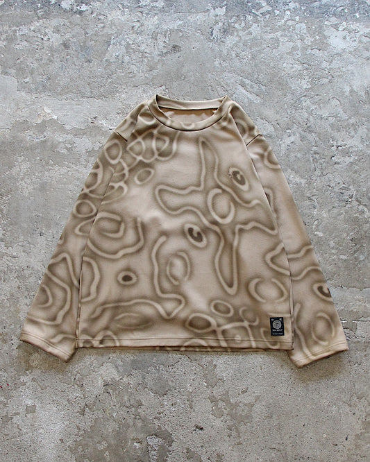 Wave of Sand / FLEECE Crew Neck Sweat Top