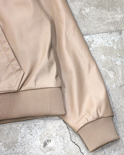 A LEATHER / ZIP HOODY
