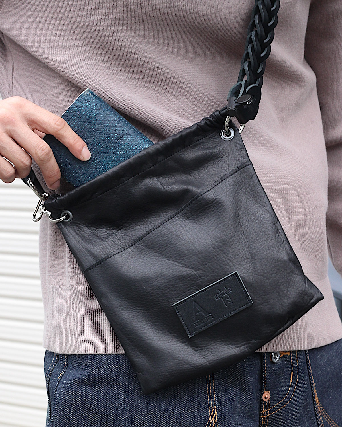 A LEATHER × NOZOKU / Exclusive Short Loop "st△△△ck"