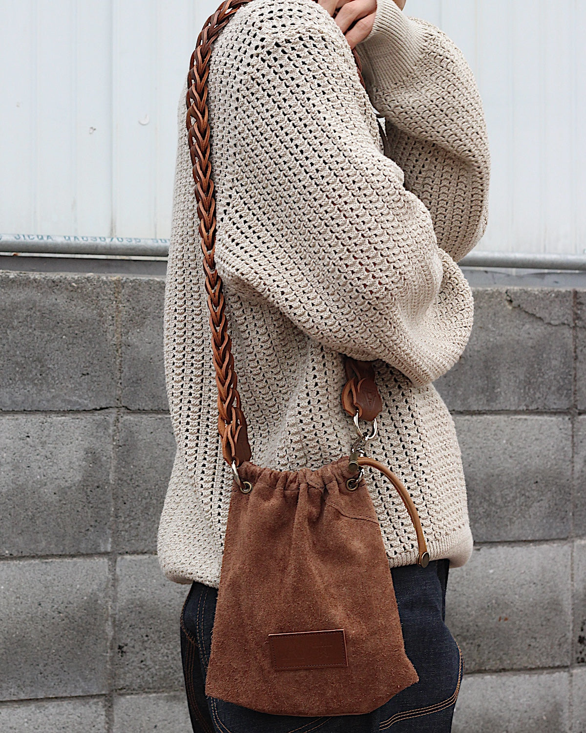 A LEATHER × NOZOKU / Exclusive Short Loop "st△△△ck"
