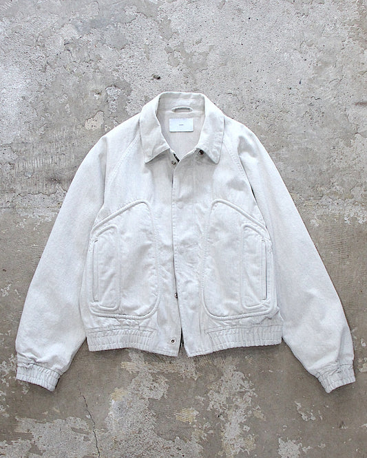 SUGARHILL / PIPING DENIM BOMBER JACKET