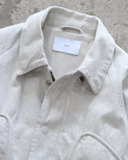 SUGARHILL / PIPING DENIM BOMBER JACKET