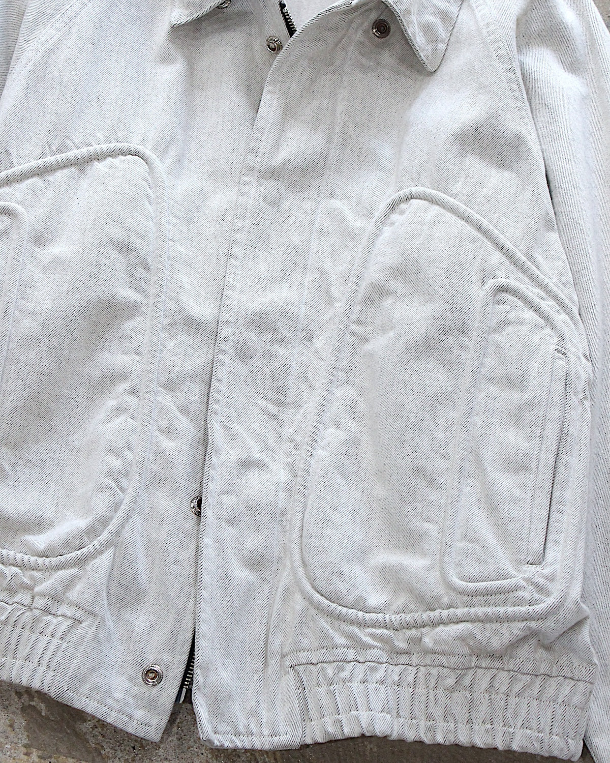 SUGARHILL / PIPING DENIM BOMBER JACKET