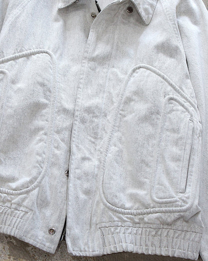 SUGARHILL / PIPING DENIM BOMBER JACKET