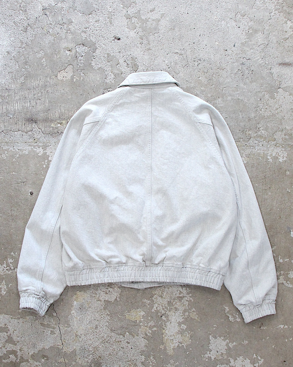 SUGARHILL / PIPING DENIM BOMBER JACKET