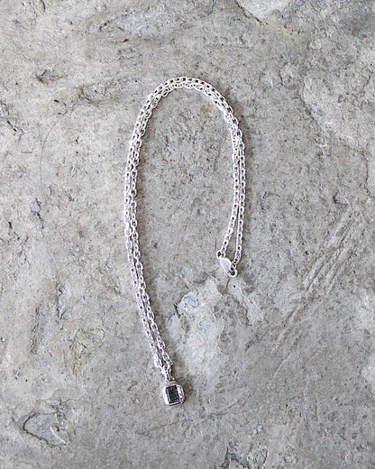 HORIZON / O DROP STONE NECKLACE RUTILATED QUARTZ