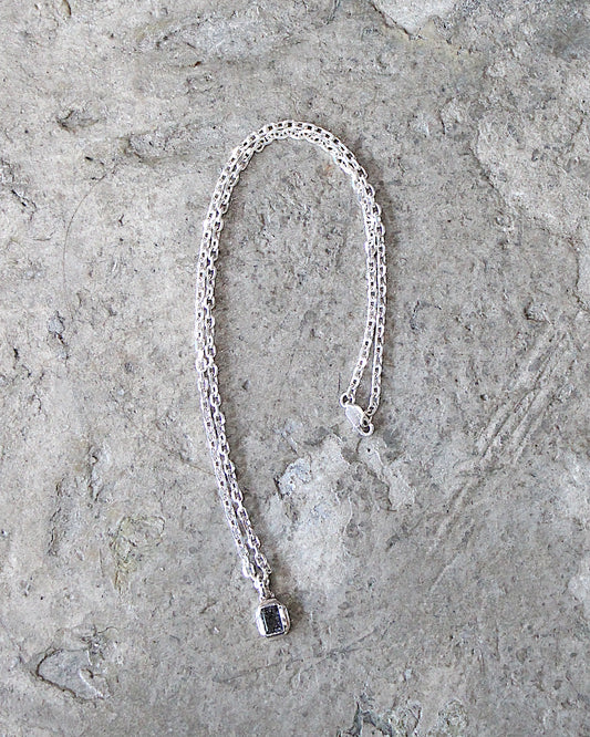 HORIZON / O DROP STONE NECKLACE RUTILATED QUARTZ