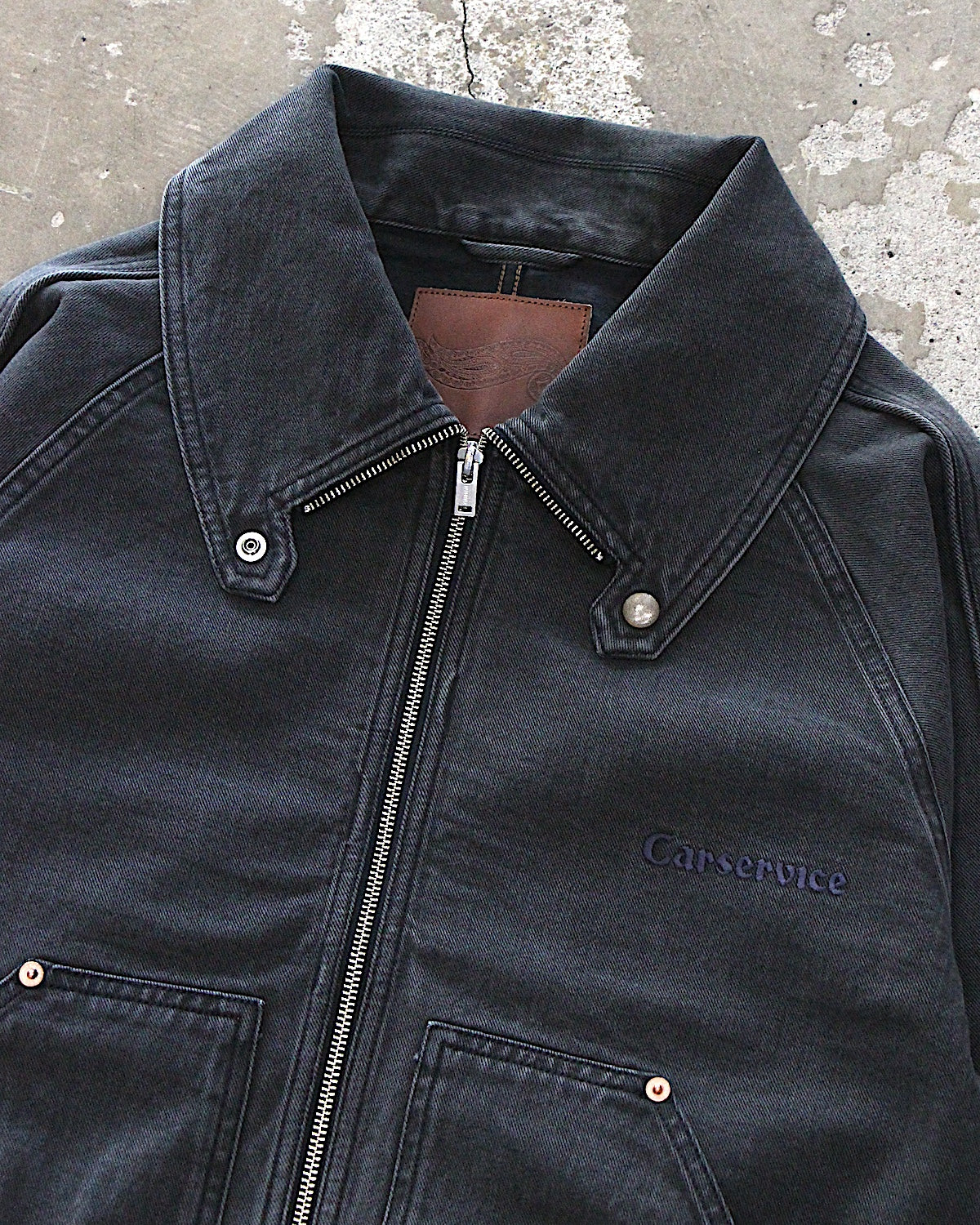 SUGARHILL / "CS"ZIP LACING JACKET