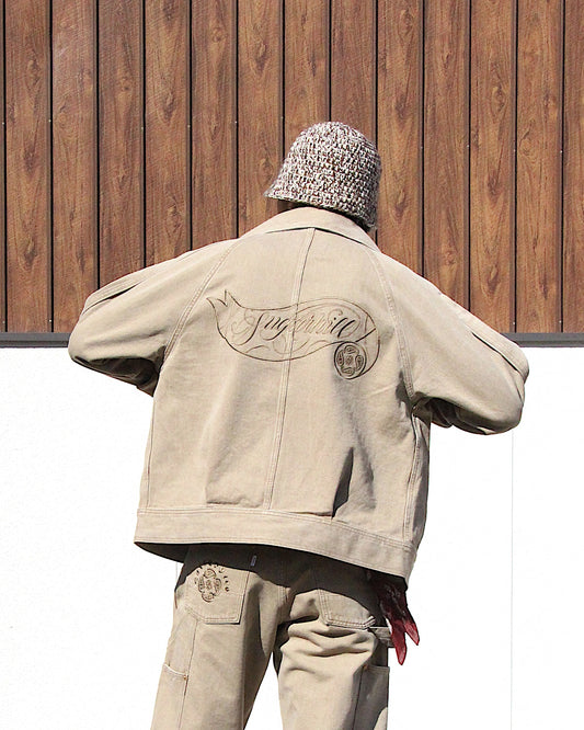 SUGARHILL / "CS"ZIP LACING JACKET