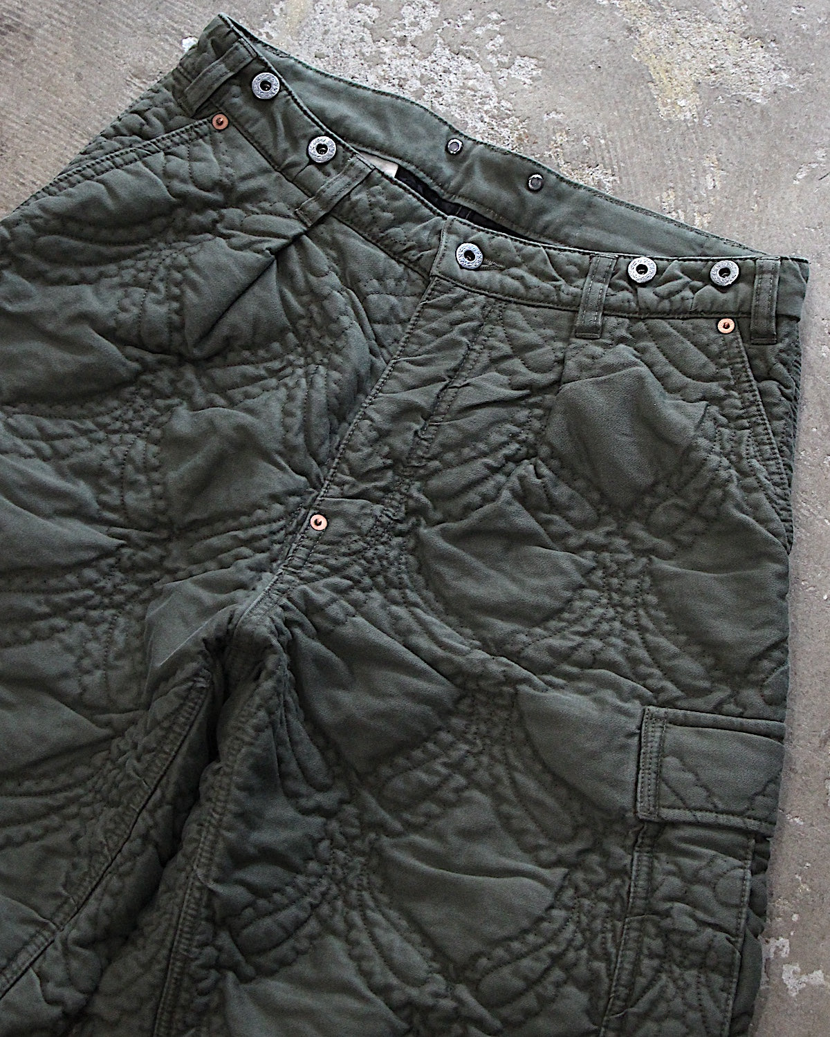 SUGARHILL / QUILTED CARGO PANTS