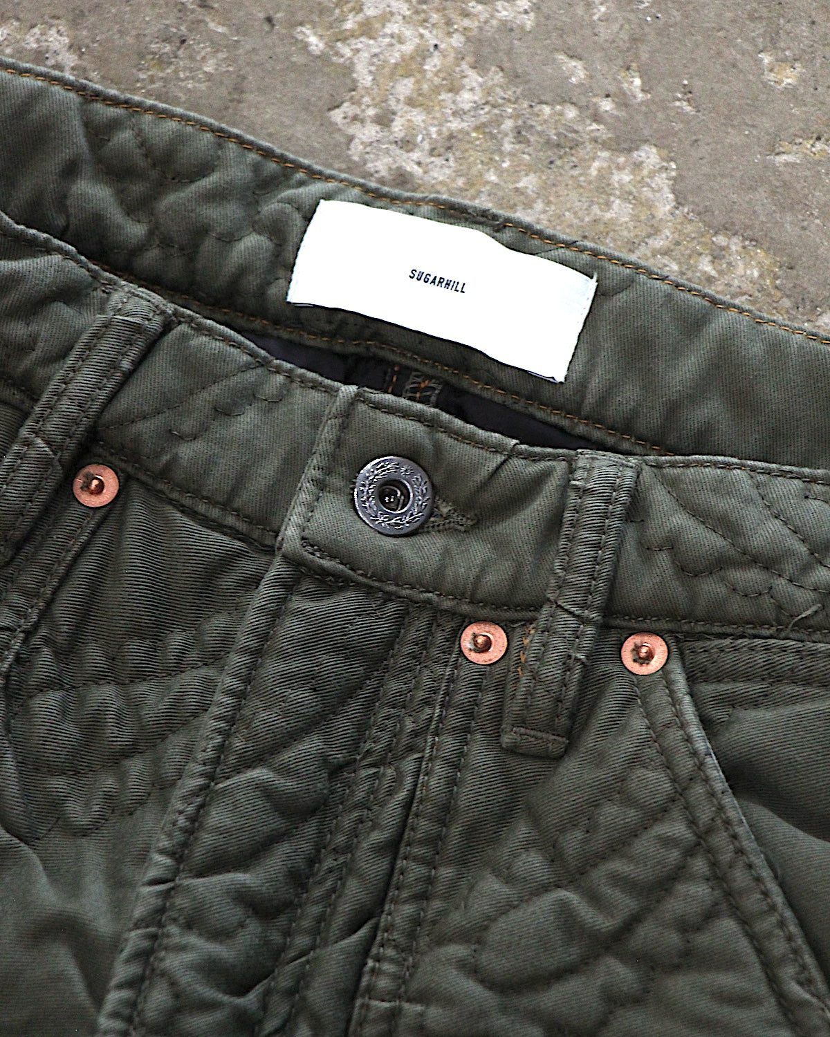 SUGARHILL / QUILTED DOUBLE KNEE PANTS