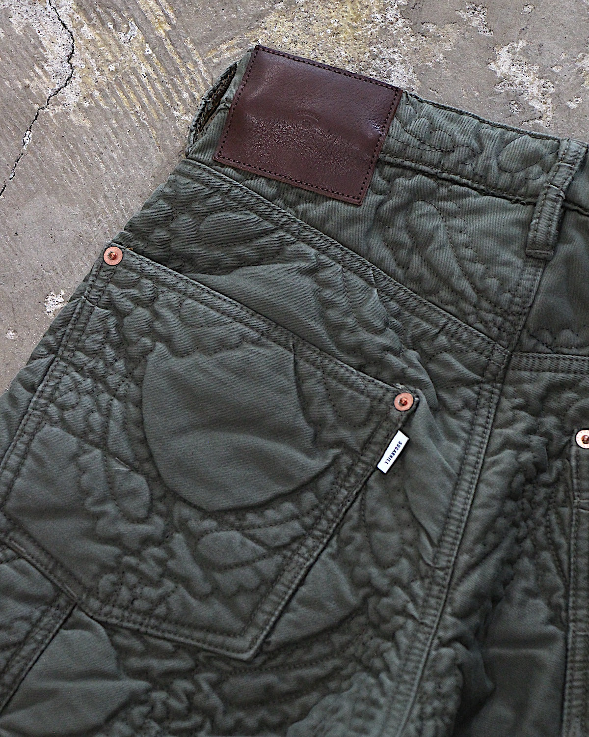 SUGARHILL / QUILTED DOUBLE KNEE PANTS