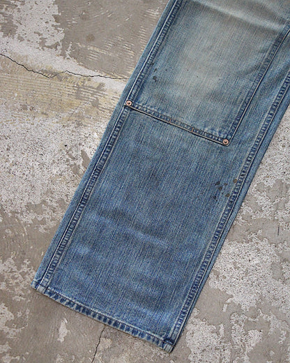 SUGARHILL / FADED MODERN DENIM PANTS PAINTER CUT