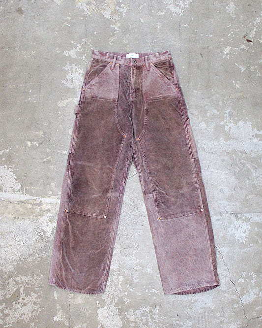 SUGARHILL / UNEVEN DYED DOUBLE KNEE PANTS