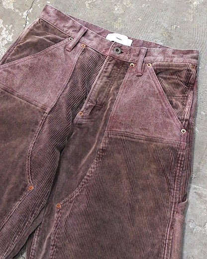 SUGARHILL / UNEVEN DYED DOUBLE KNEE PANTS