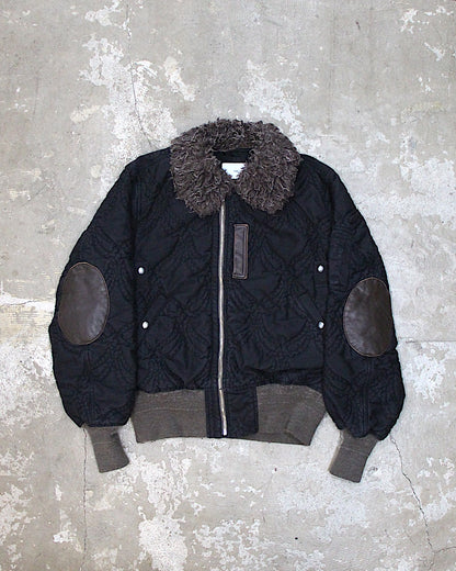 SUGARHILL / QUILTED FLIGHT JACKET