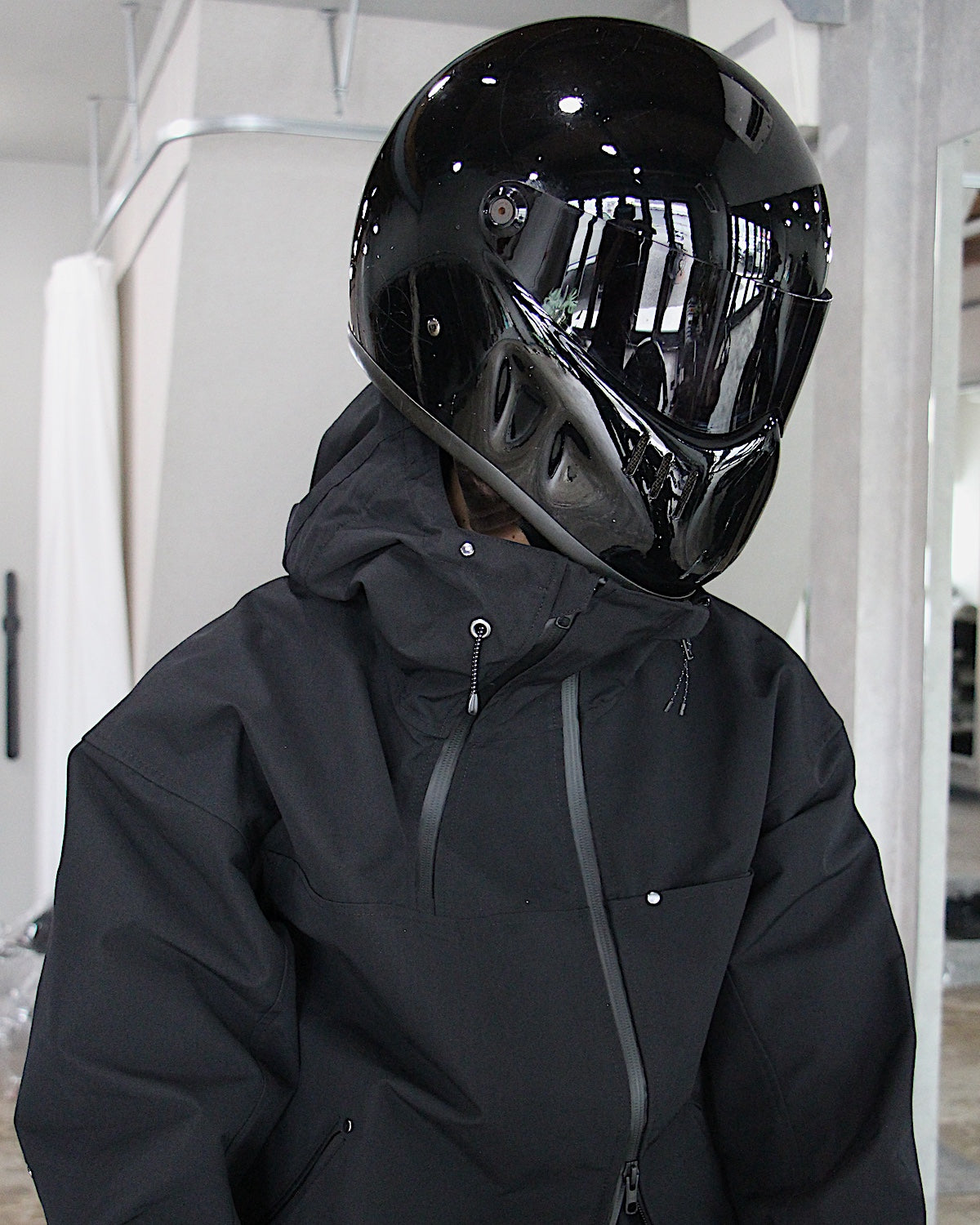 PASTOR NOVA / DIAGONAL HOODED JACKET
