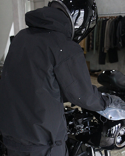 PASTOR NOVA / DIAGONAL HOODED JACKET