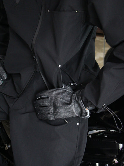 PASTOR NOVA / DIAGONAL HOODED JACKET