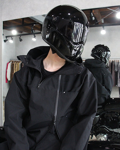 PASTOR NOVA / DIAGONAL HOODED JACKET