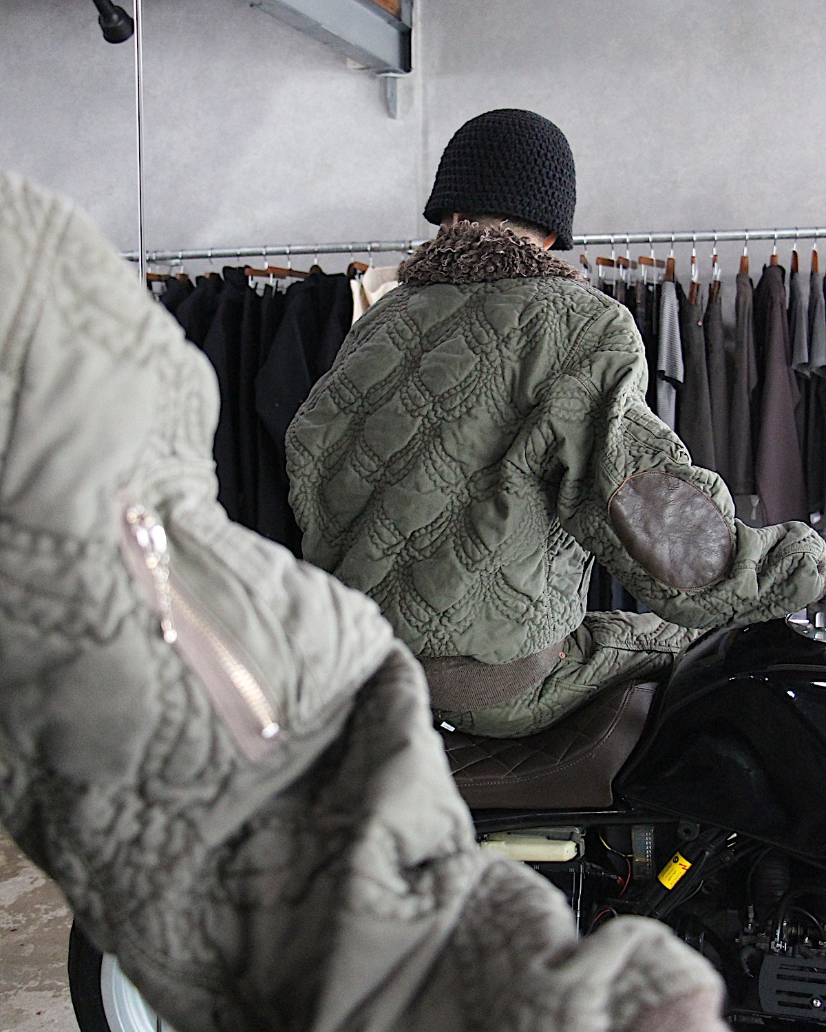 SUGARHILL / QUILTED FLIGHT JACKET