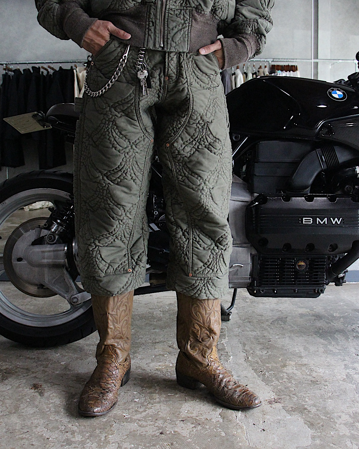 SUGARHILL / QUILTED DOUBLE KNEE PANTS