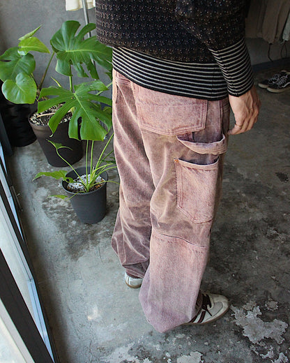 SUGARHILL / UNEVEN DYED DOUBLE KNEE PANTS