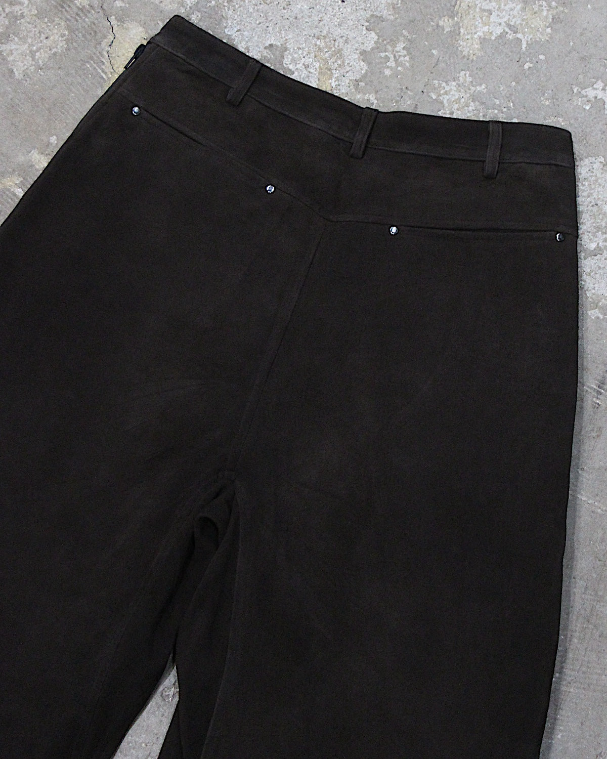 PASTOR NOVA / DIAGONAL SUEDE PANTS Ⅲ