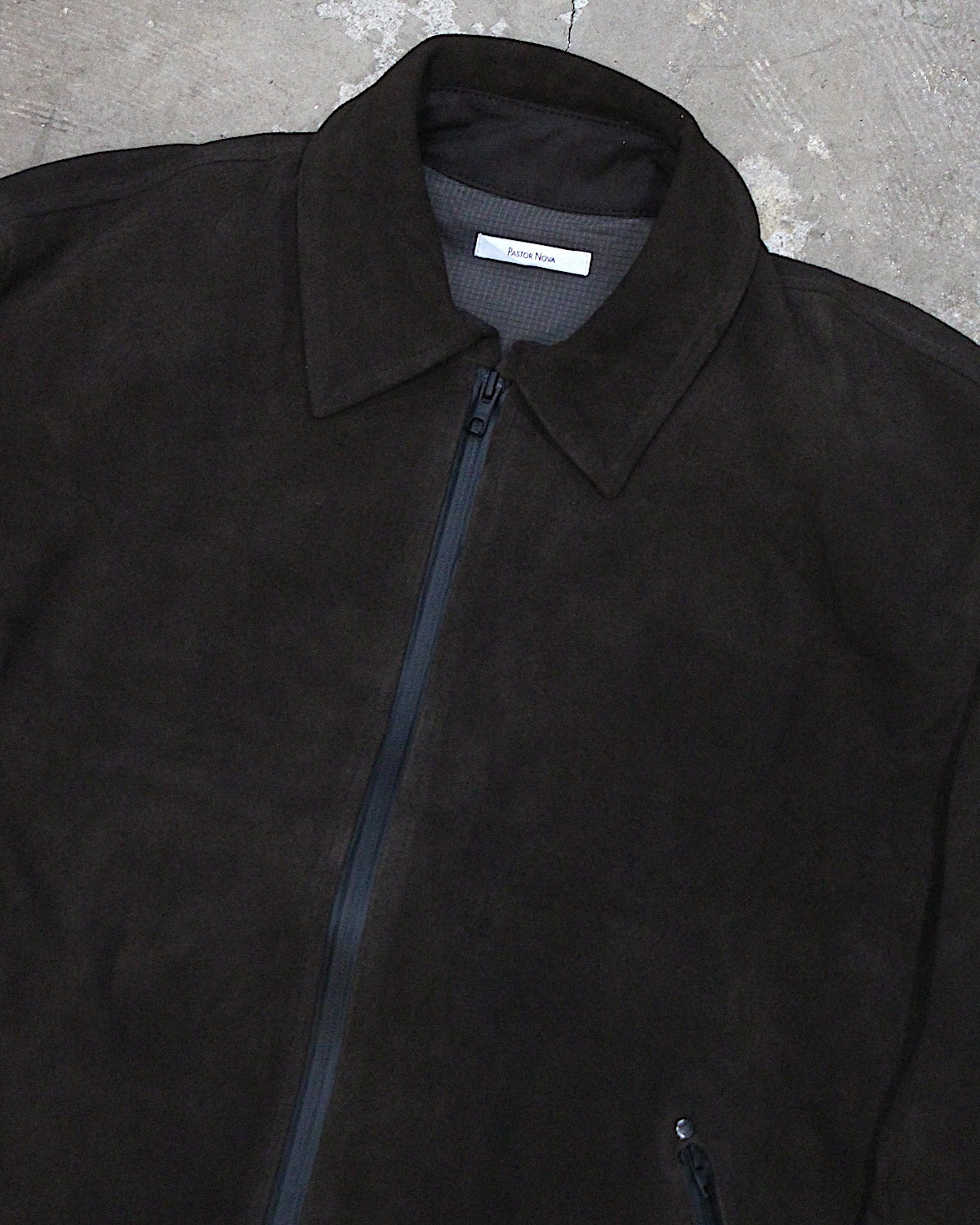 PASTOR NOVA / DIAGONAL SUEDE JACKET