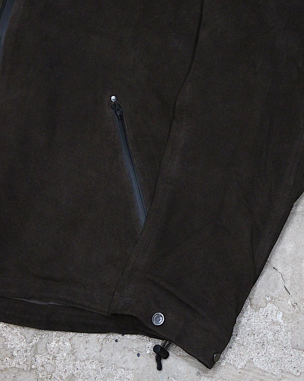 PASTOR NOVA / DIAGONAL SUEDE JACKET